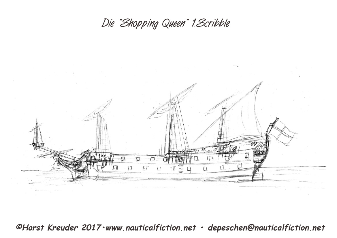 "Shopping Queen" erster Scribble