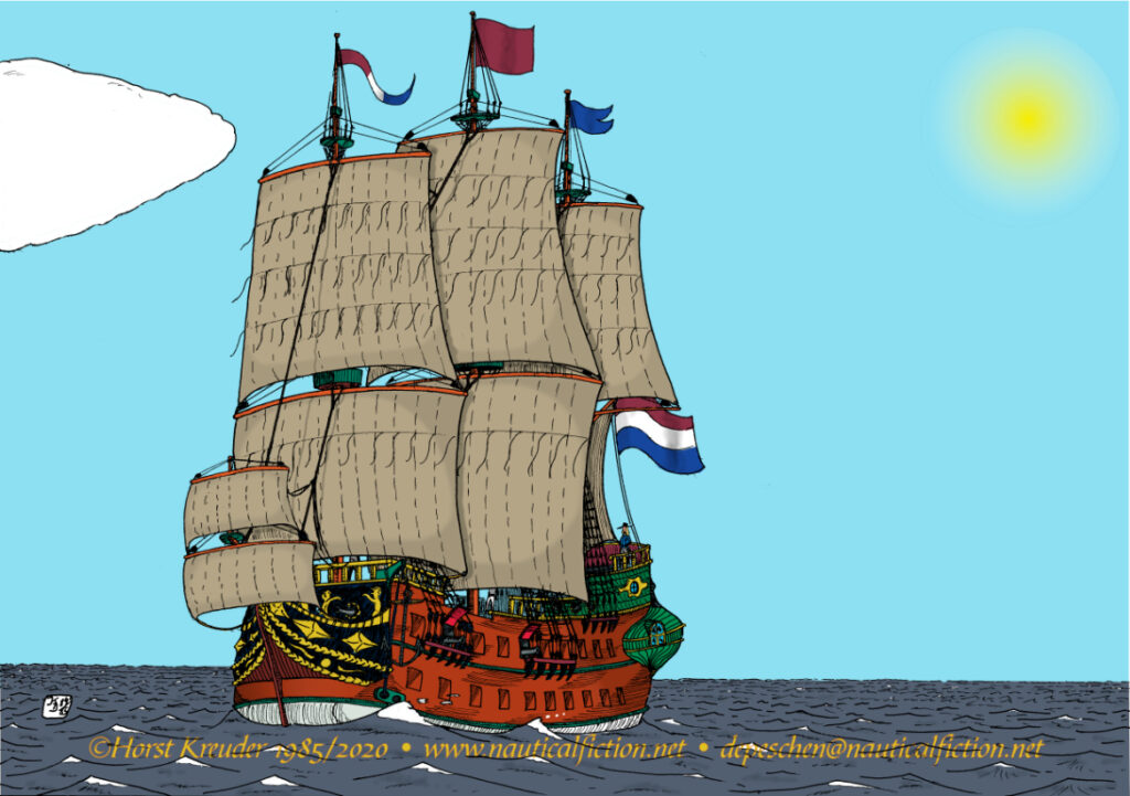 Dutch ship of the late 17th century