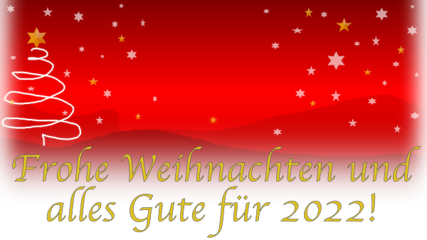 24.12.2021 – Frohe Weihnachten