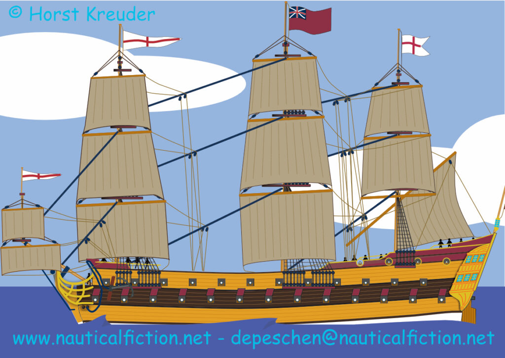 HMS Revenger (Vector Graphic)